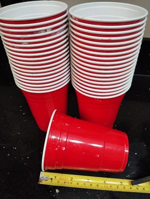 Photo of free Red plastic cups (Chellaston DE73)