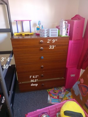 Photo of free Chest of drawers (Belfast 6)