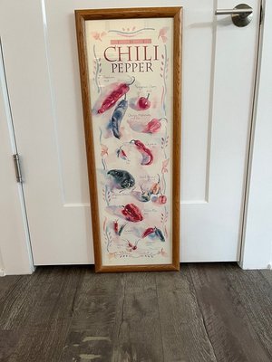 Photo of free Framed Poster of Chili Peppers (Grosvenor)