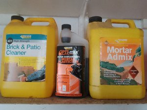 Photo of free Mortar admix and patio cleaner (knighton)