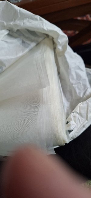 Photo of free "Net" curtain material. (Stotfold SG5)