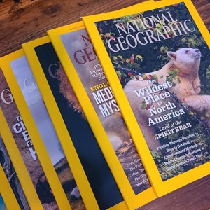 Photo of free National Geographic magazines (Severn near Rt 32)