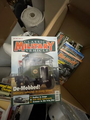 Photo of free Classic Military Vehicle Magazines Circa 2003 (Northcourt OX14)