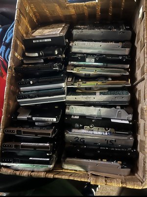 Photo of free big box of ide hard drives (basingstoke)