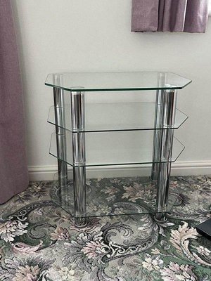 Photo of free Glass tv stand (Musbury)