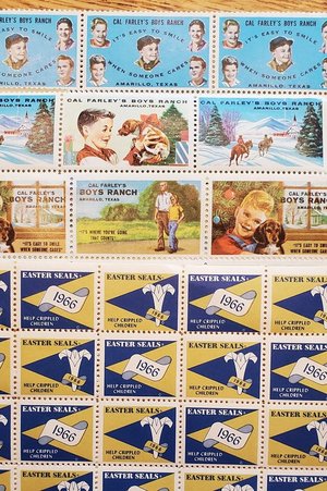 Photo of free Stamps from 1950s childhood (Cary)