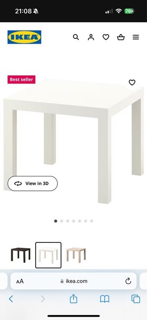 Photo of free IKEA LACK tables (Uptown Oakland)