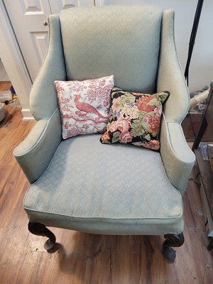 Photo of free Vintage Wing Back Chair (McKnight Rd and Manchester Rd)