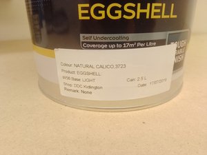 Photo of free 2.5 litres of paint unopened (OX2 oxford summertown)