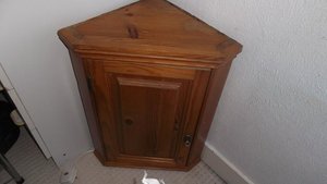 Photo of free Pine corner medicine cabinet (AB10)