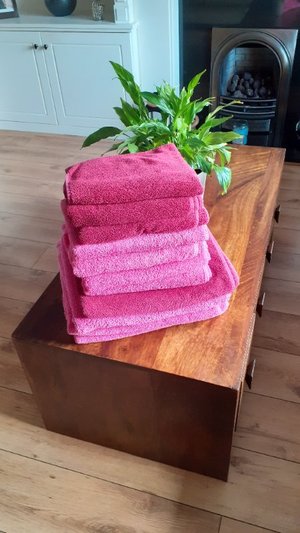 Photo of free Pink & Burgundy Towels (Royal Leamington Spa CV32)