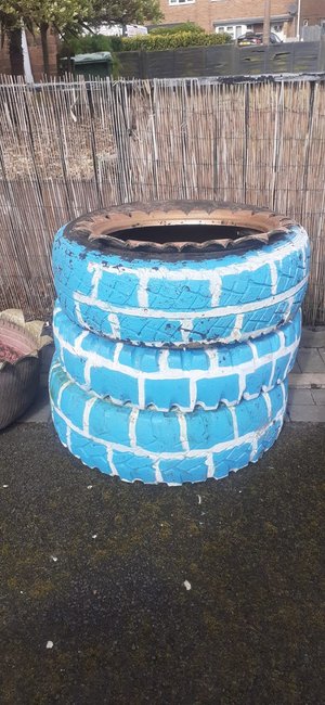 Photo of free Tyre planters (Lanesfield WV4)