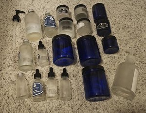Photo of free Glass cosmetic containers (Hyde Park)