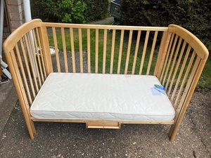 Photo of free Baby toddler bed/cot with mattress (warwick CV34)