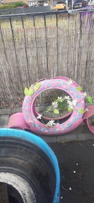 Photo of free Tyre planters (Lanesfield WV4)