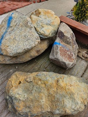 Photo of free Landscape rocks (Belmont)