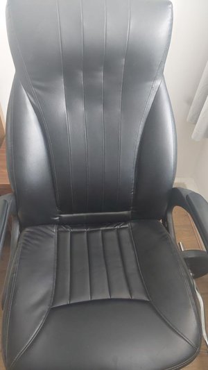 Photo of free Leather desk chair (WC1H)