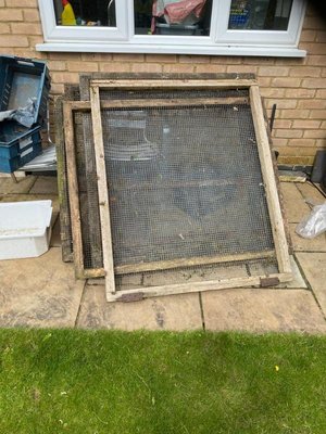 Photo of free 6 Panels lined with mesh, part of a pet enclosure (Hoddesdon EN11)