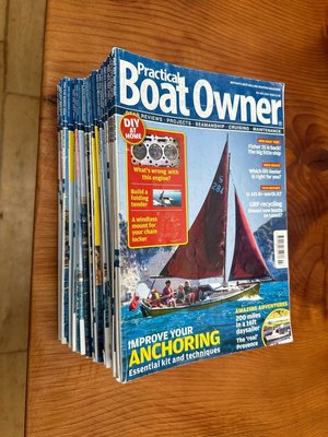 Photo of free 33 x Practical Boat Owner magazines (Tadworth (near Epsom Downs))