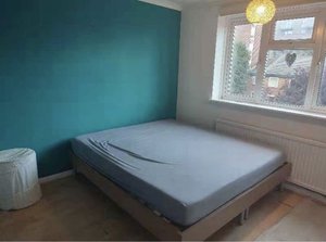 Photo of free King size ikea bed and mattress (N4)