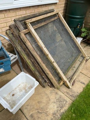 Photo of free 6 Panels lined with mesh, part of a pet enclosure (Hoddesdon EN11)