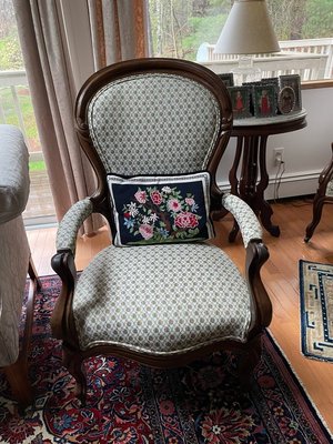 Photo of free Antique Setee & Arm Chair (West Concord)