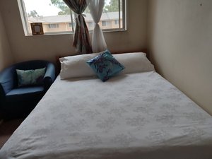 Photo of free Queen size bed wooden with mattress (Glebe)