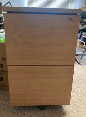 Photo of free 2 drawer filing cabinet (Uppingham LE15)