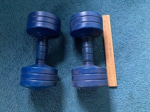 Photo of free pair of 10 pound weights (Spring Hill, Somerville)