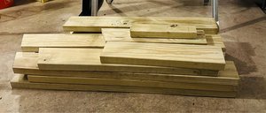 Photo of free Treated lumber 15 pieces (South Wheaton)