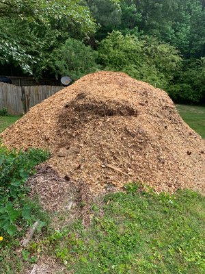 Photo of free Fresh wood chips/mulch (Lawrenceville/Grayson)