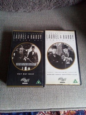 Photo of free Laurel and Hardy video cassette (Boscombe)
