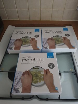 Photo of free 3 boxes of Stay Fresh Stretch Lids (4) (Glenrothes KY6)