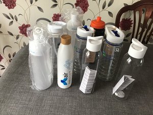 Photo of free 9 water bottles. (Hyde Lea ST17)