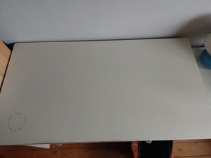 Photo of free White/cream IKEA desk (Ludlow SY8)