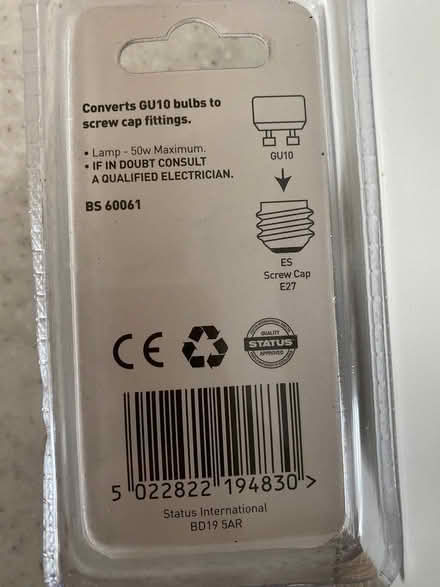 Photo of free Light bulb converter (Jennett's Park RG12) #2