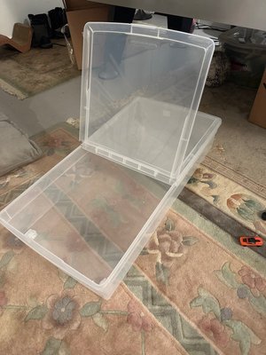 Photo of free Under bed plastic container storage (Palisades, NW, WDC)