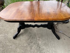 Photo of free Oval all wood table (Near Mt Scott Park)