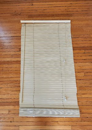 Photo of free 2 faux wood blinds (Downers Grove)