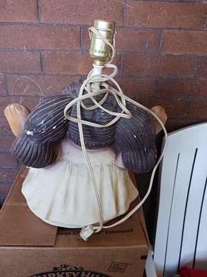 Photo of free Ceramic doll lamp (60th cedar ave 19143)