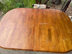 Photo of free Oval all wood table (Near Mt Scott Park)