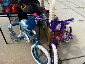 Photo of free Girls bikes with/out training wheel (Apex)