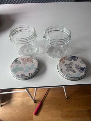 Photo of free Several glass jars with lids (Dronfield S18)