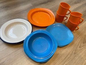 Photo of free Old camping plates for mud kitchen (Sherwood TN2)