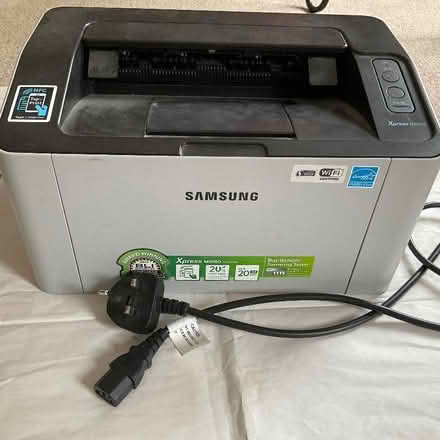 Photo of free Small Samsung black&white monoprinter & cable (Eynsham OX29)