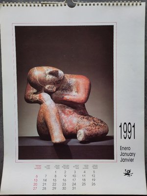 Photo of free 1991 calendar from Mexico (Claverton)