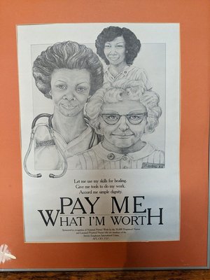 Photo of free Vintage Nurses Union poster (Cabbagetown)