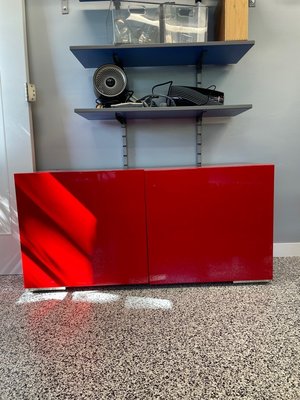 Photo of free Red Lacquer Credenza (Old Palo Alto)