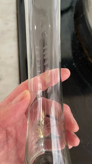 Photo of free Hour Shaped Glass Vase (New forest, Bramshaw)
