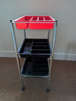 Photo of free Metal trolley with trays (Sidmouth)